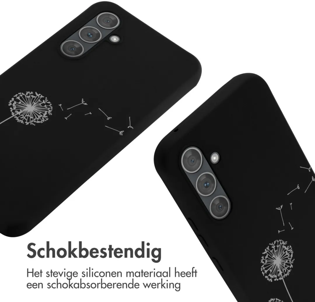 Imoshion Hoesje Samsung Galaxy A54 - Siliconen - Dandelion Black