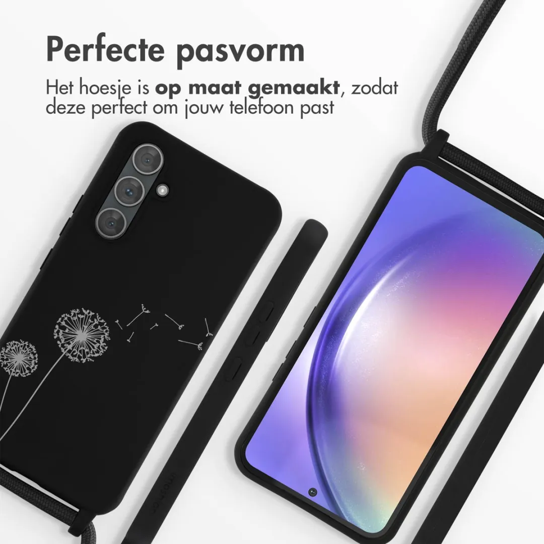 Imoshion Hoesje Samsung Galaxy A54 - Siliconen - Dandelion Black - afbeelding 6 van 6