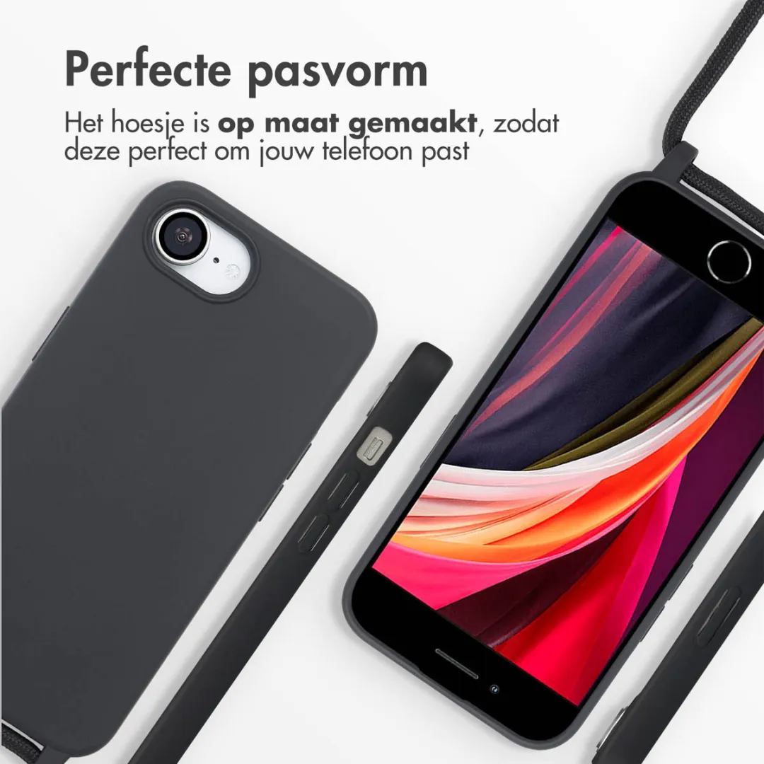 Imoshion iPhone 16e Siliconen Hoesje - Zwart