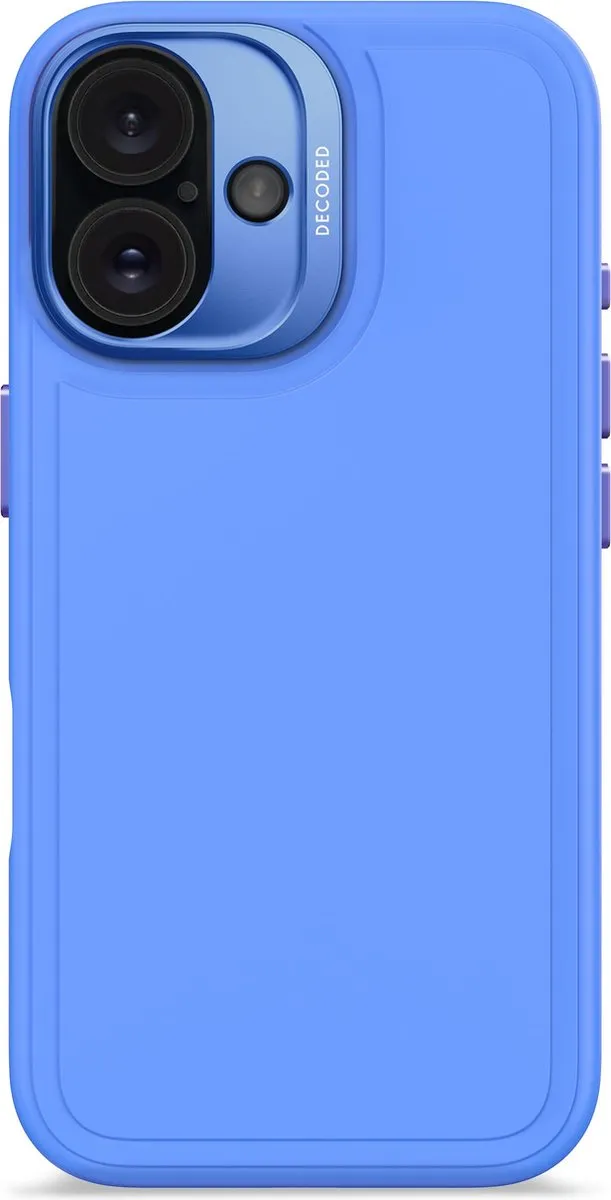 Decoded Siliconen Hoesje iPhone 16 - Super Sonic Blauw - MagSafe