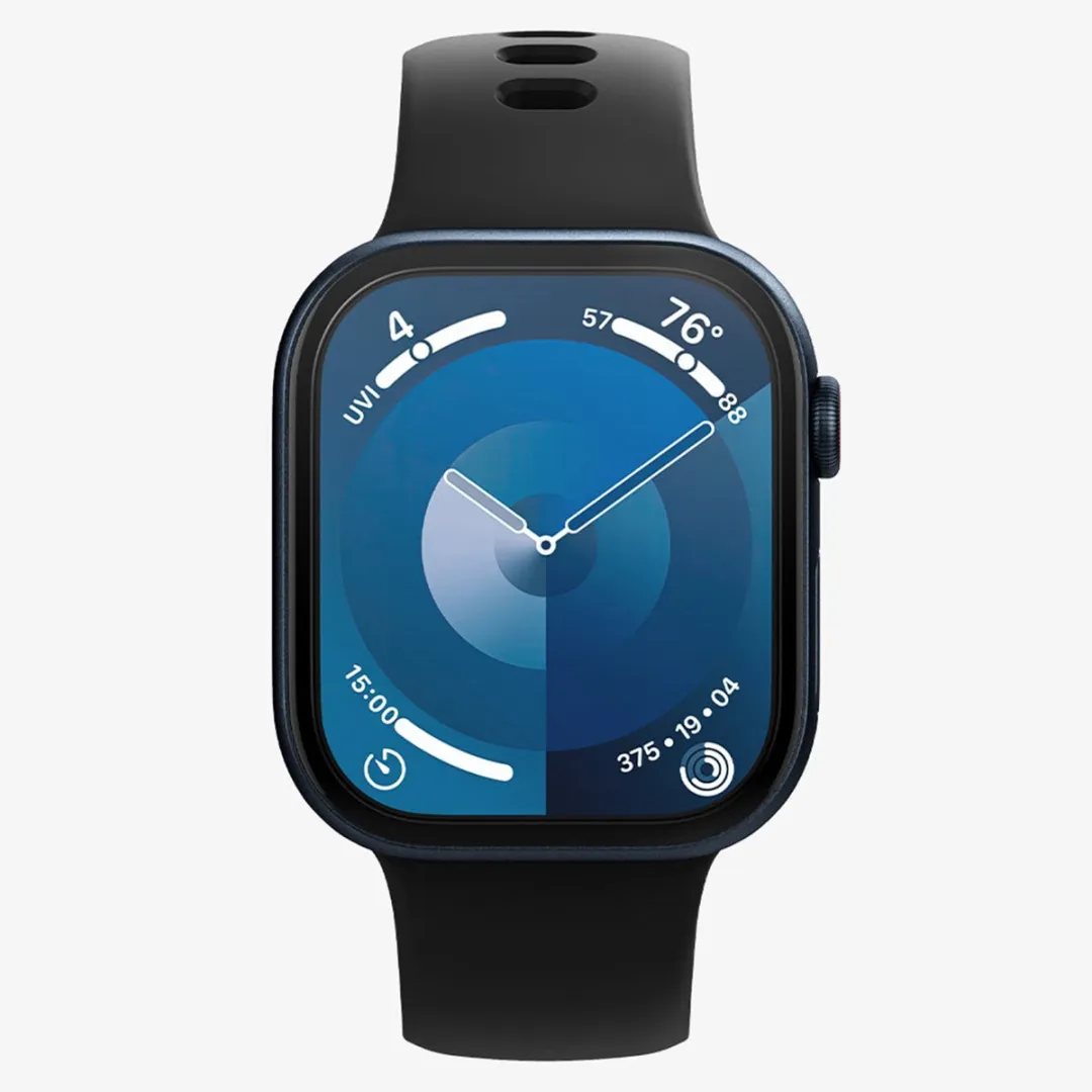 Spigen EliteShield EZ Fit Screenprotector Apple Watch 10/11 46mm - Transparant - 2 Stuks