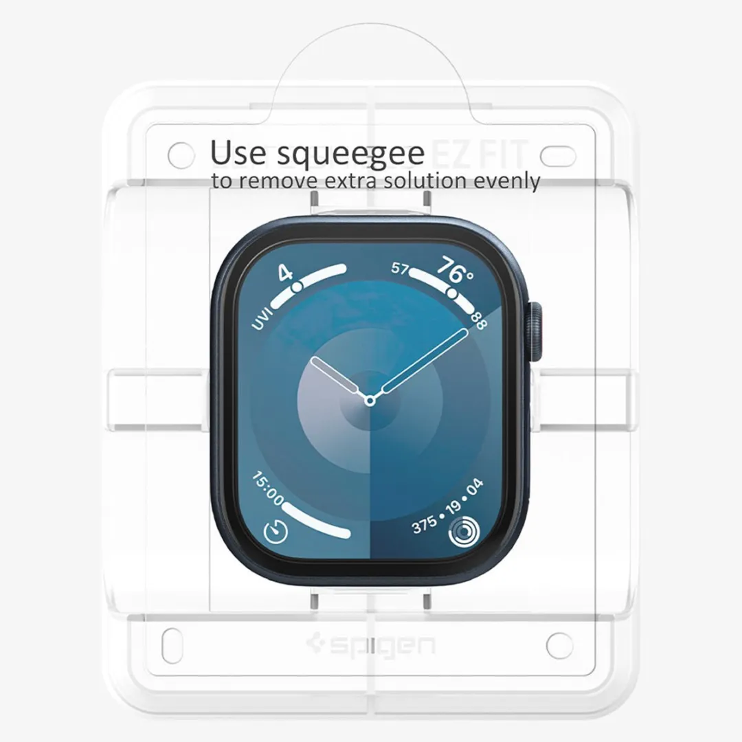 Spigen EliteShield EZ Fit Screenprotector Apple Watch 10/11 46mm - Transparant - 2 Stuks