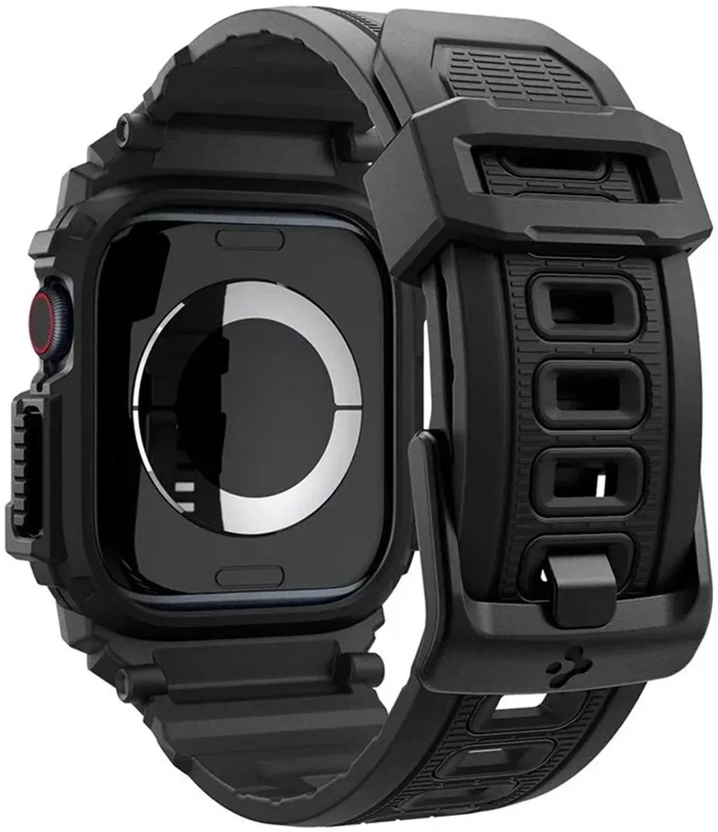 Spigen Rugged Armor Pro Case Apple Watch 10 42mm - Matte Black