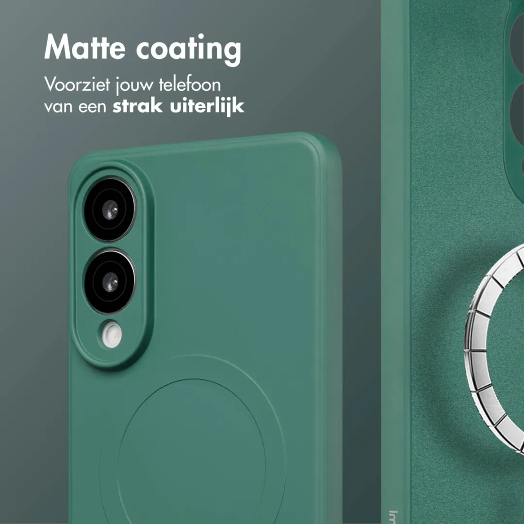 Imoshion Hoesje Samsung Galaxy S25 Edge - Donkergroen - MagSafe