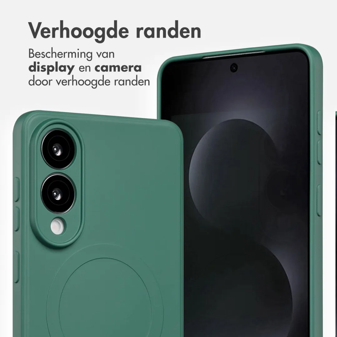Imoshion Hoesje Samsung Galaxy S25 Edge - Donkergroen - MagSafe