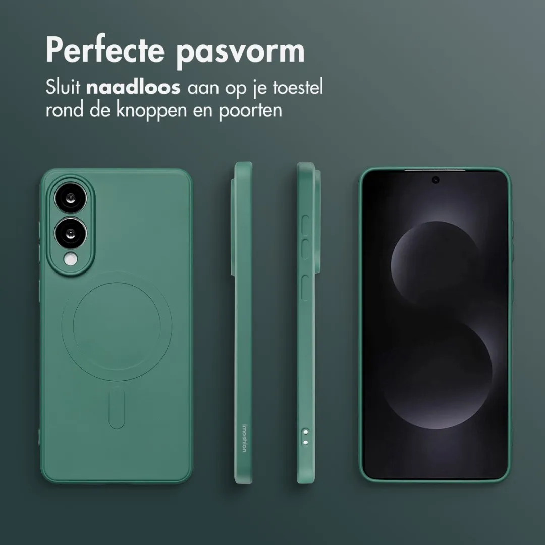 Imoshion Hoesje Samsung Galaxy S25 Edge - Donkergroen - MagSafe - afbeelding 6 van 6