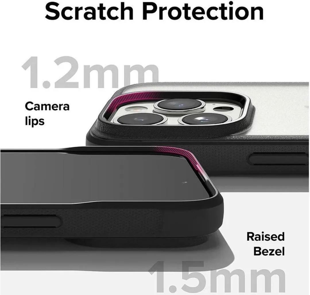 Ringke Fusion Bold iPhone 15 Pro Max Hoesje - Matte Zwart