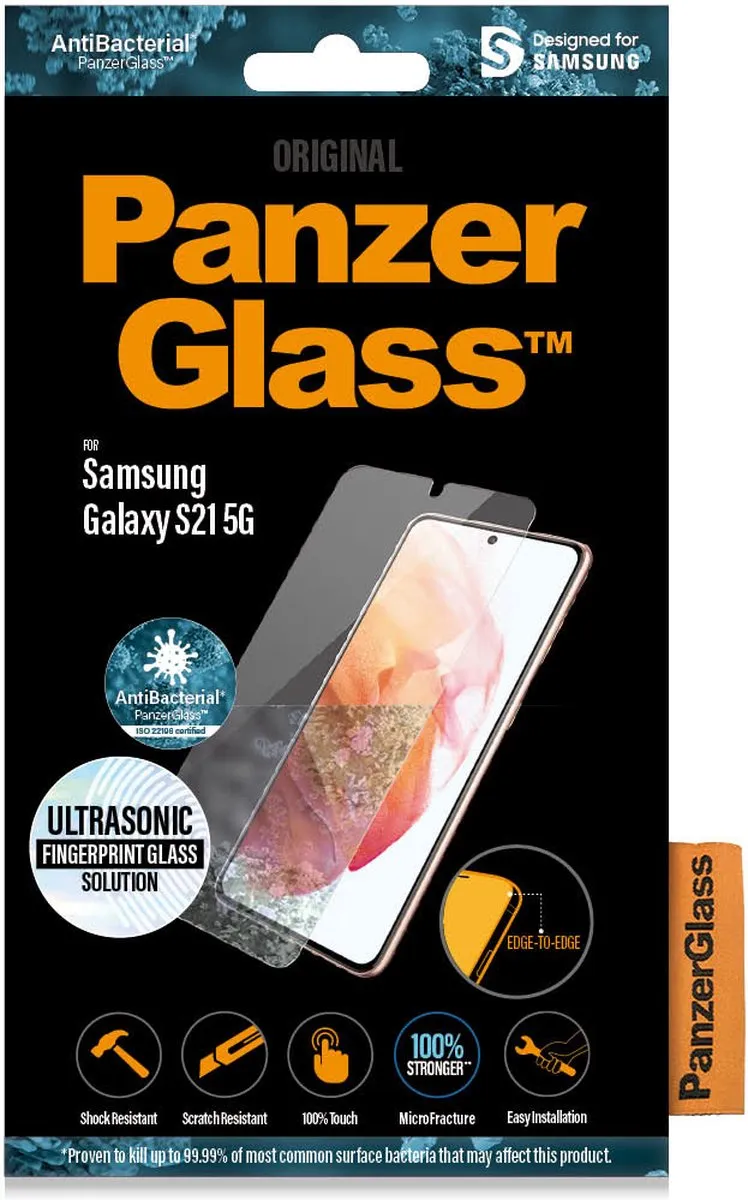 PanzerGlass Samsung Galaxy S21 CF Super+ Glas - 1 Stuk