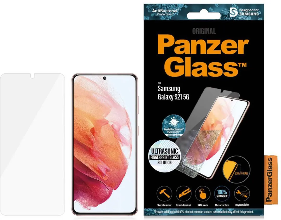 PanzerGlass Samsung Galaxy S21 CF Super+ Glas