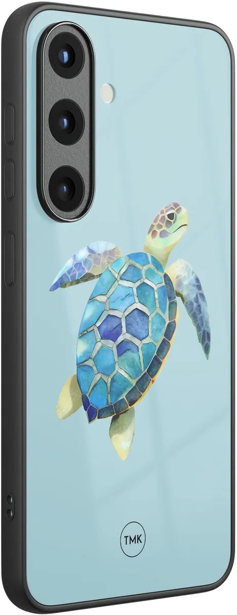 Casevibes Hoesje Samsung Galaxy S25 Schildpad - Blauw - TPU