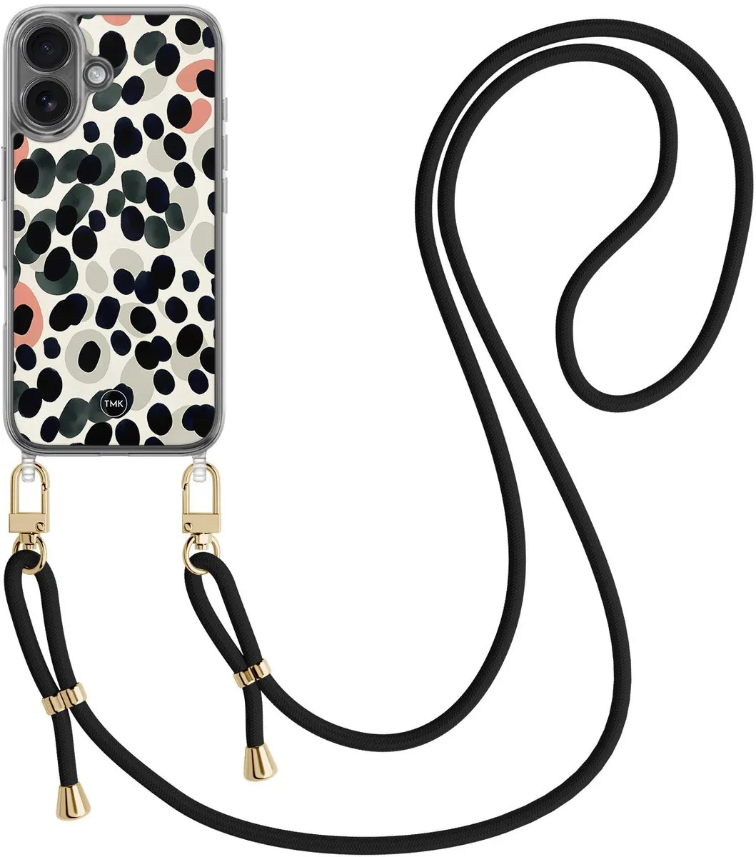Casevibes iPhone 16 Telefoonhoesje - Modern Dots - Multi
