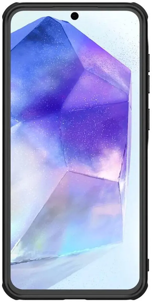 Nillkin Frosted Shield Hoesje Samsung Galaxy A56 - MagSafe - Zwart