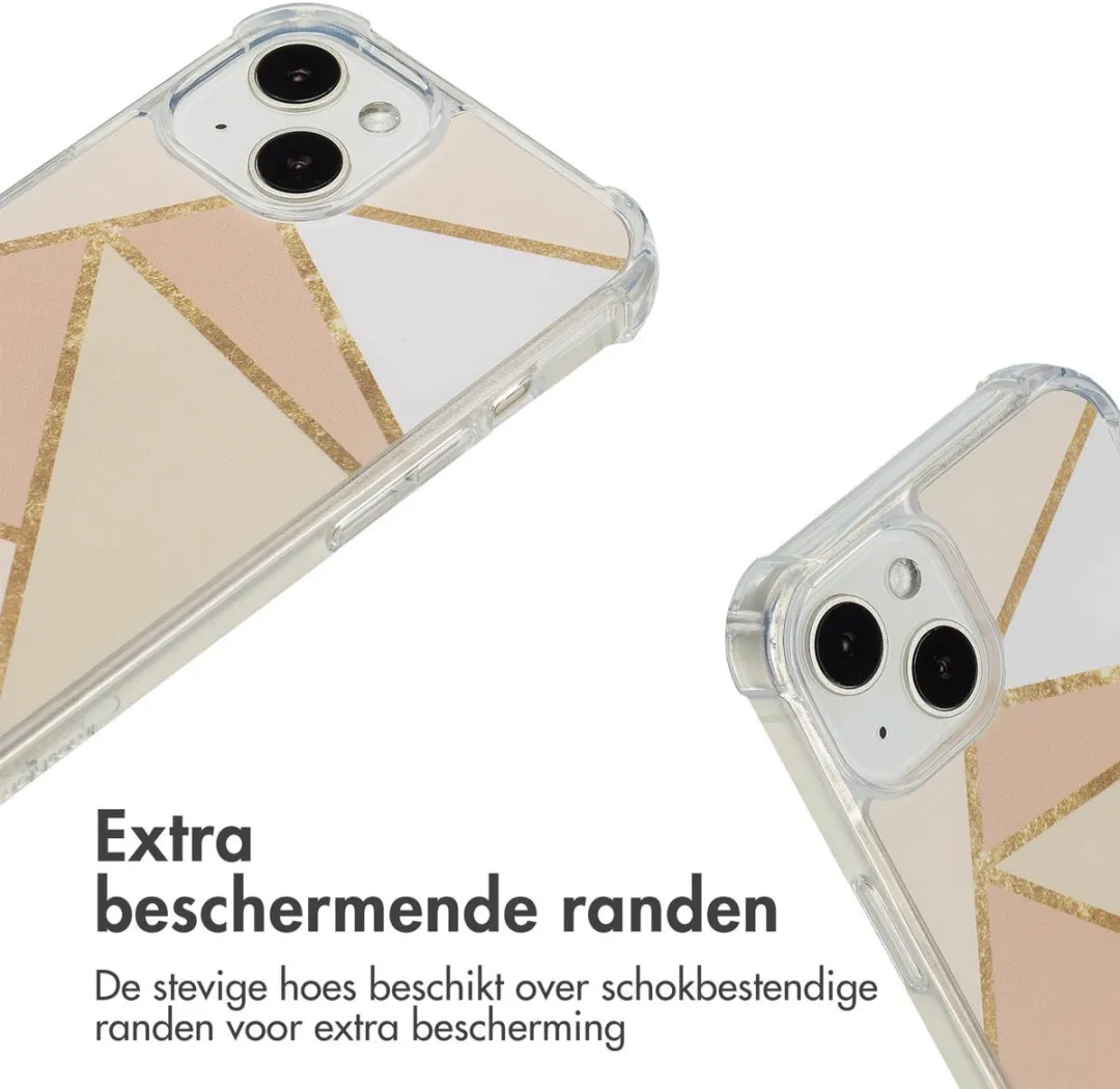Imoshion iPhone 13 Hoesje Beige Graphic