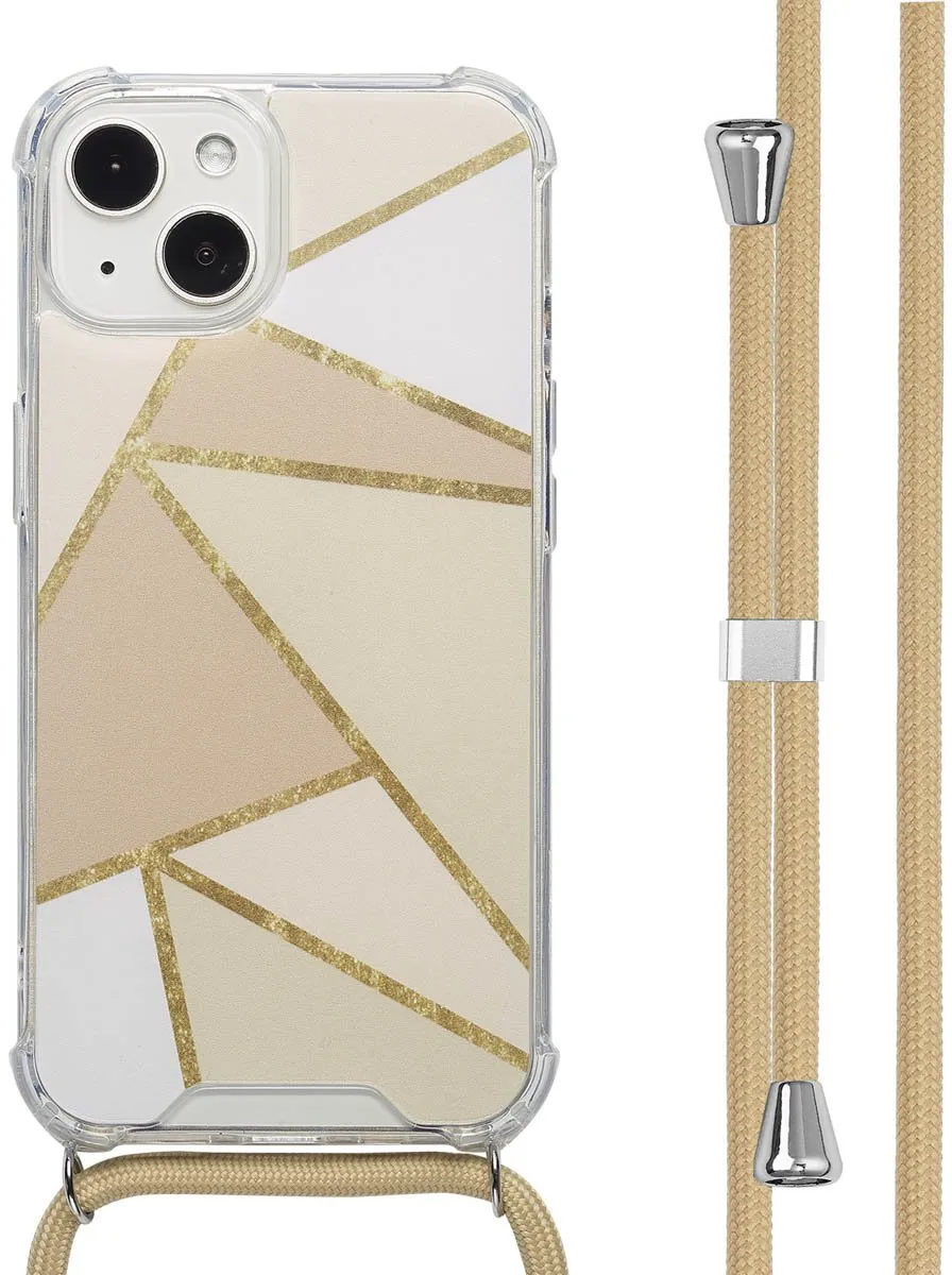 Imoshion iPhone 13 Hoesje Beige Graphic