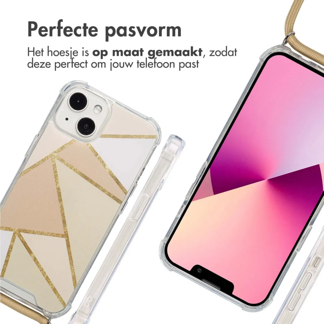 Imoshion iPhone 13 Hoesje Beige Graphic