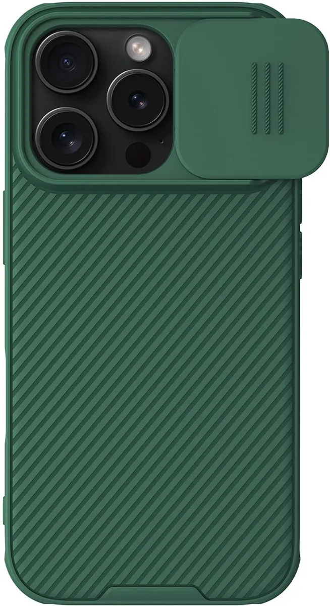 Nillkin CamShield Pro 57983122097 Hoesje - iPhone 16 Pro Max - Donkergroen - afbeelding 2 van 3