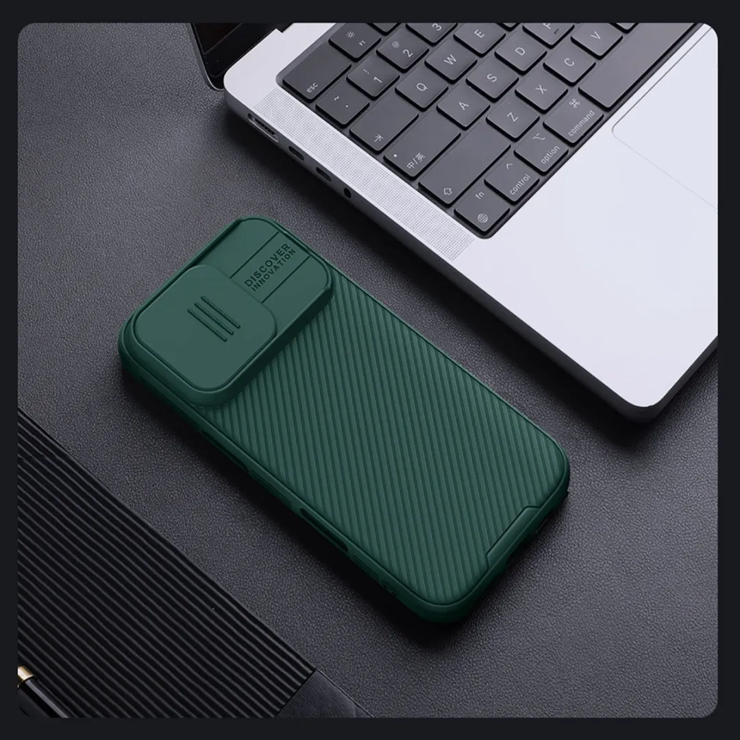 Nillkin CamShield Pro 57983122097 Hoesje - iPhone 16 Pro Max - Donkergroen - afbeelding 3 van 3