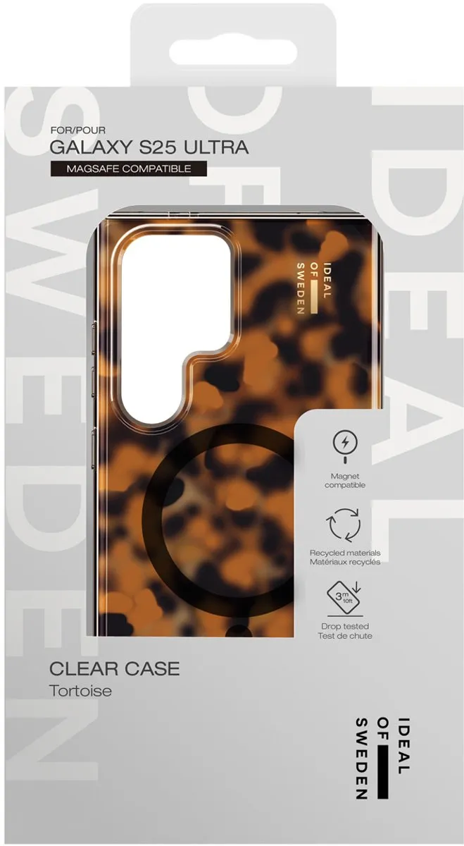 iDeal of Sweden Clear Case S25 Ultra - Tortoise - IDCLCMS-S25U-518