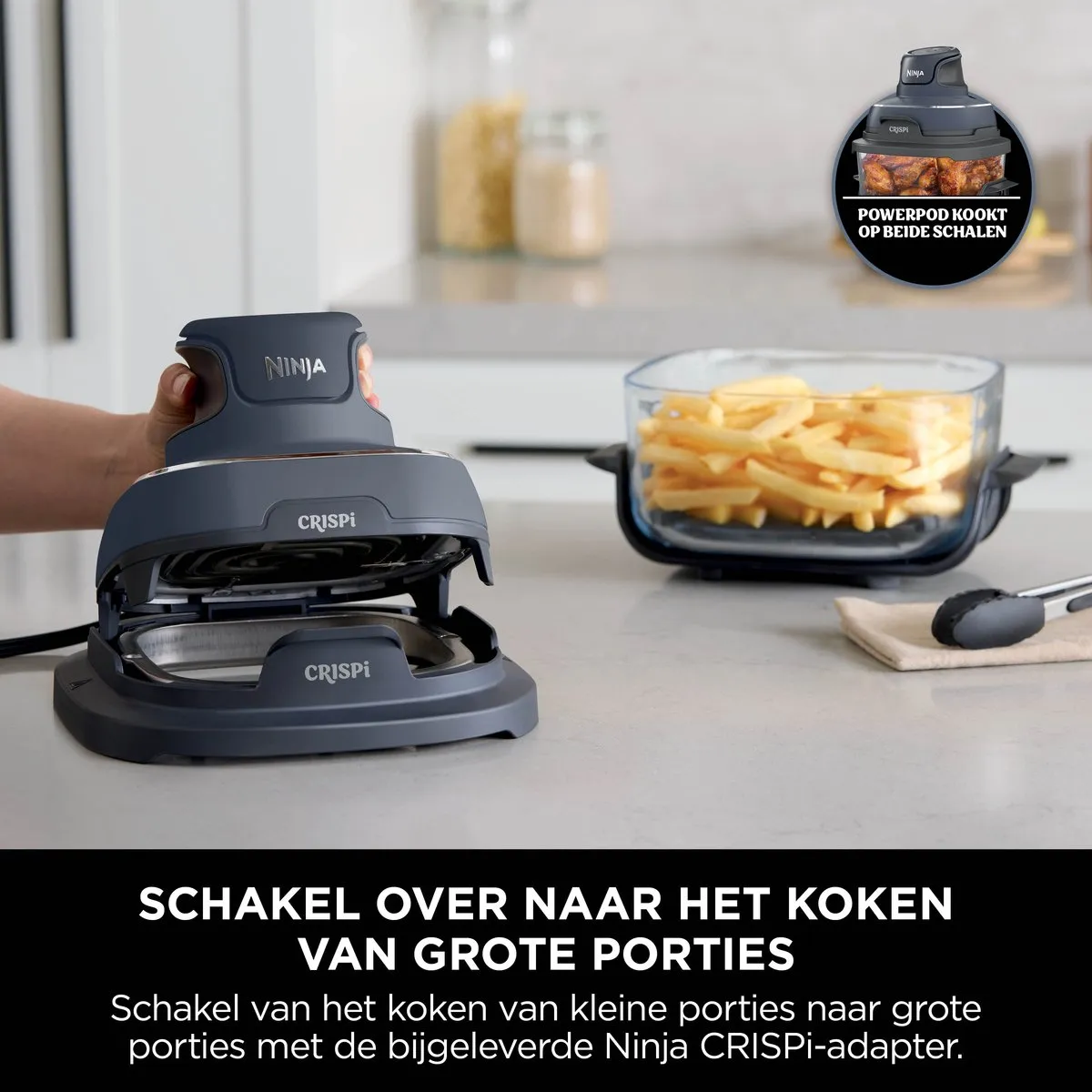 Ninja CRISPi FN101EUGY 4-in-1 Airfryer - 1700W - Blauw