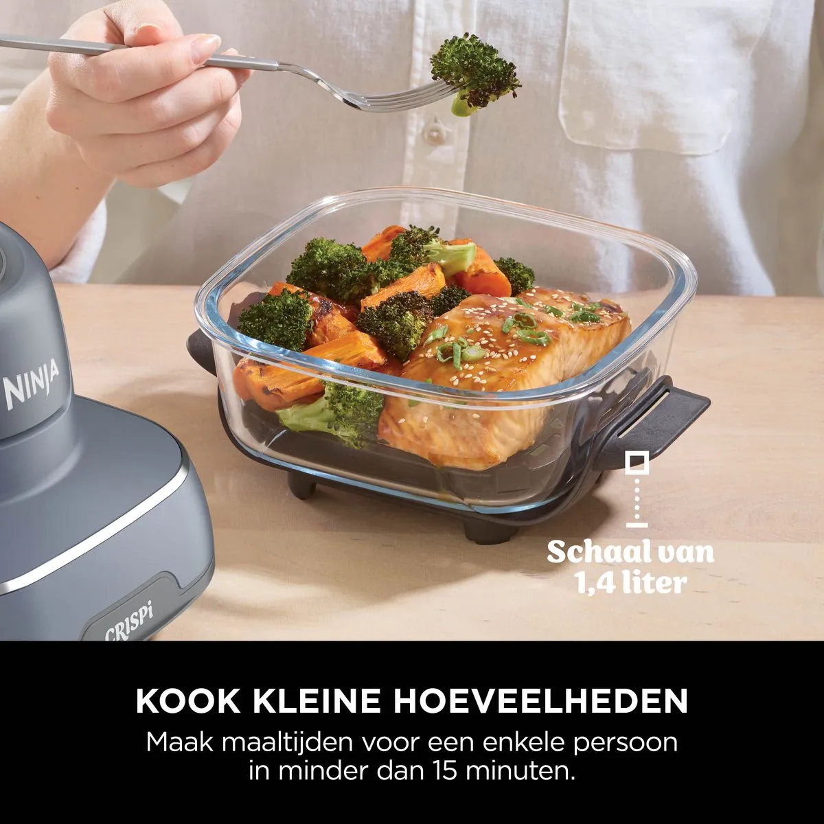 Ninja CRISPi FN101EUGY 4-in-1 Airfryer - 1700W - Blauw - afbeelding 6 van 6