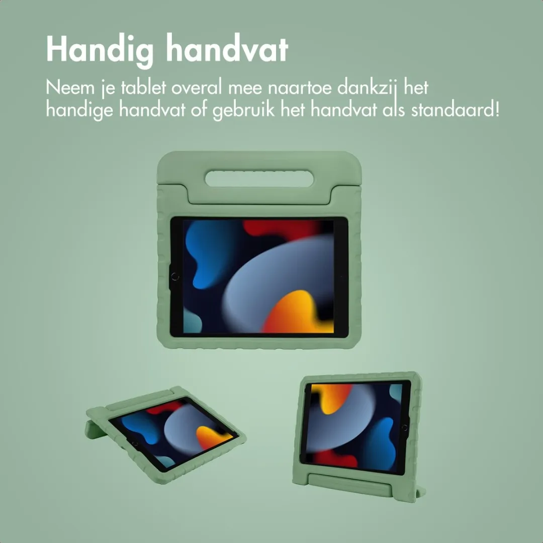 Imoshion Tablethoes Apple iPad 7/8/9 10.2" - Kidsproof - Olijfgroen