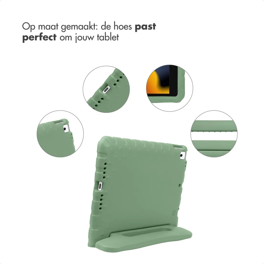 Imoshion Tablethoes Apple iPad 7/8/9 10.2" - Kidsproof - Olijfgroen
