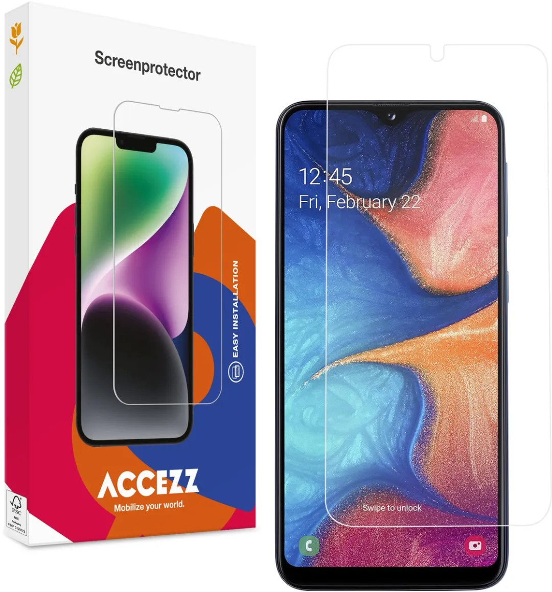 Accezz Screenprotector Samsung Galaxy A20e