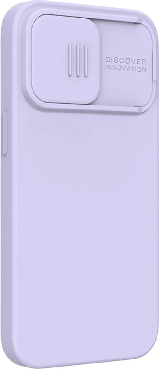 Nillkin CamShield Silicone Hoes iPhone 12 Pro Max - Paars - afbeelding 5 van 5