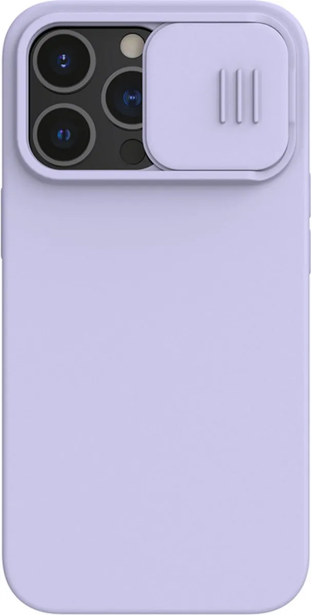 Nillkin CamShield Silicone Hoes iPhone 12 Pro Max - Paars