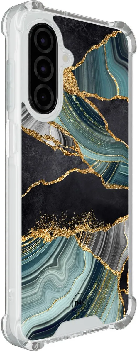 Casevibes Shockproof Hoesje Samsung Galaxy A26 S/A26/S/017 - Marble Jade Stone
