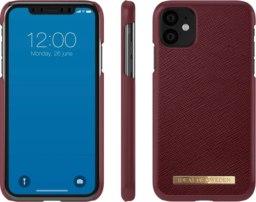 iDeal of Sweden iPhone 11 Saffiano Hoesje