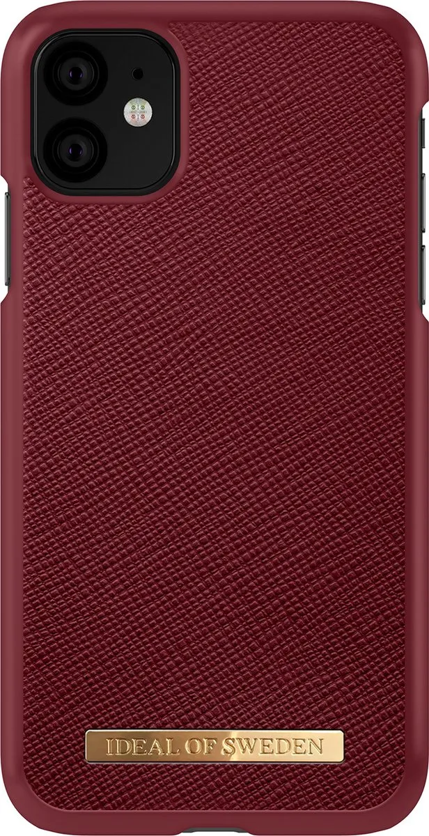 iDeal of Sweden iPhone 11 Saffiano Hoesje - Rood