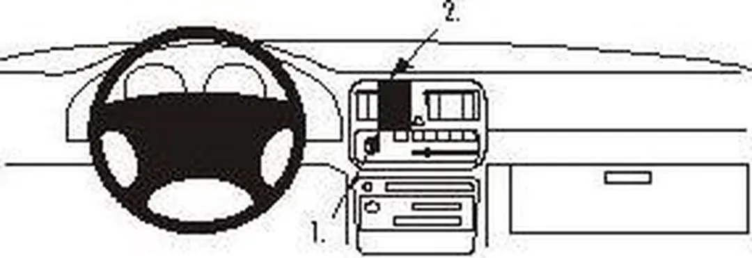 Brodit ProClip Houder Subaru Legacy/Outback 1995-1998