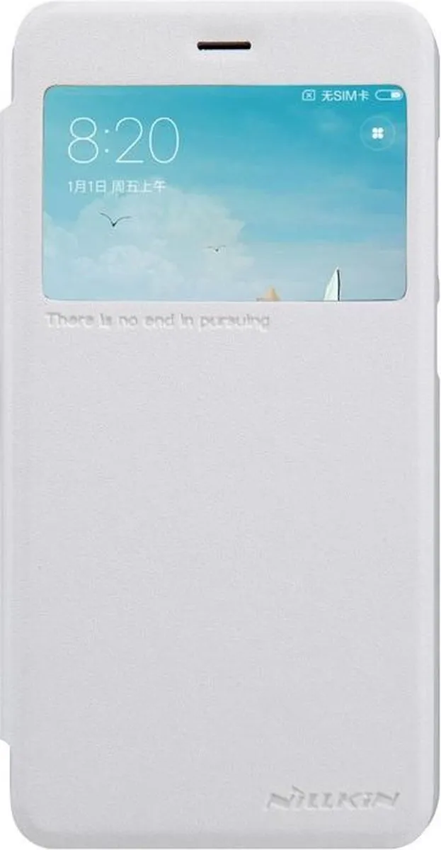 Nillkin New Sparkle S-View Book Case Xiaomi Redmi 4X - Wit
