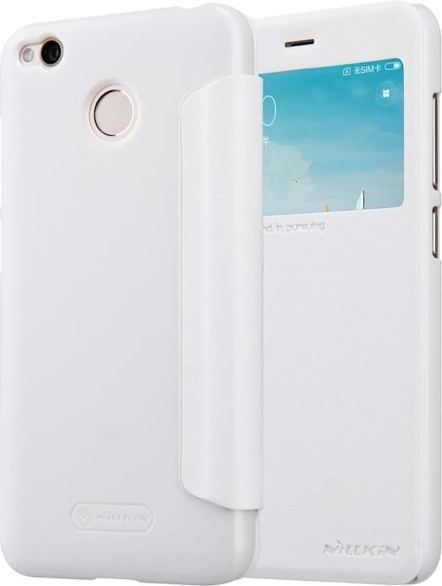 Nillkin New Sparkle S-View Book Case Xiaomi Redmi 4X - Wit