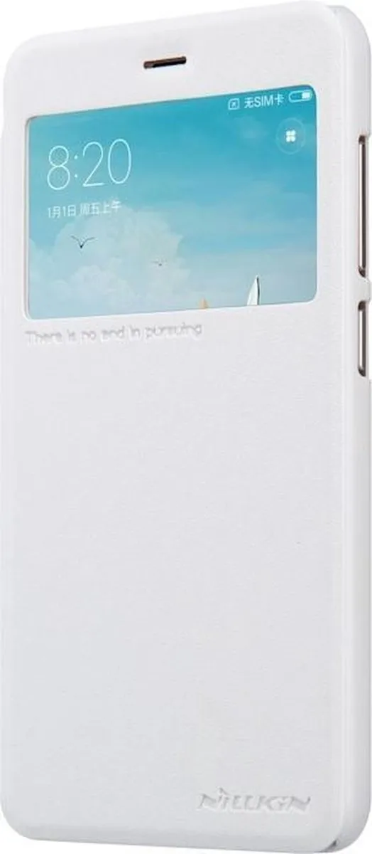 Nillkin New Sparkle S-View Book Case Xiaomi Redmi 4X - Wit