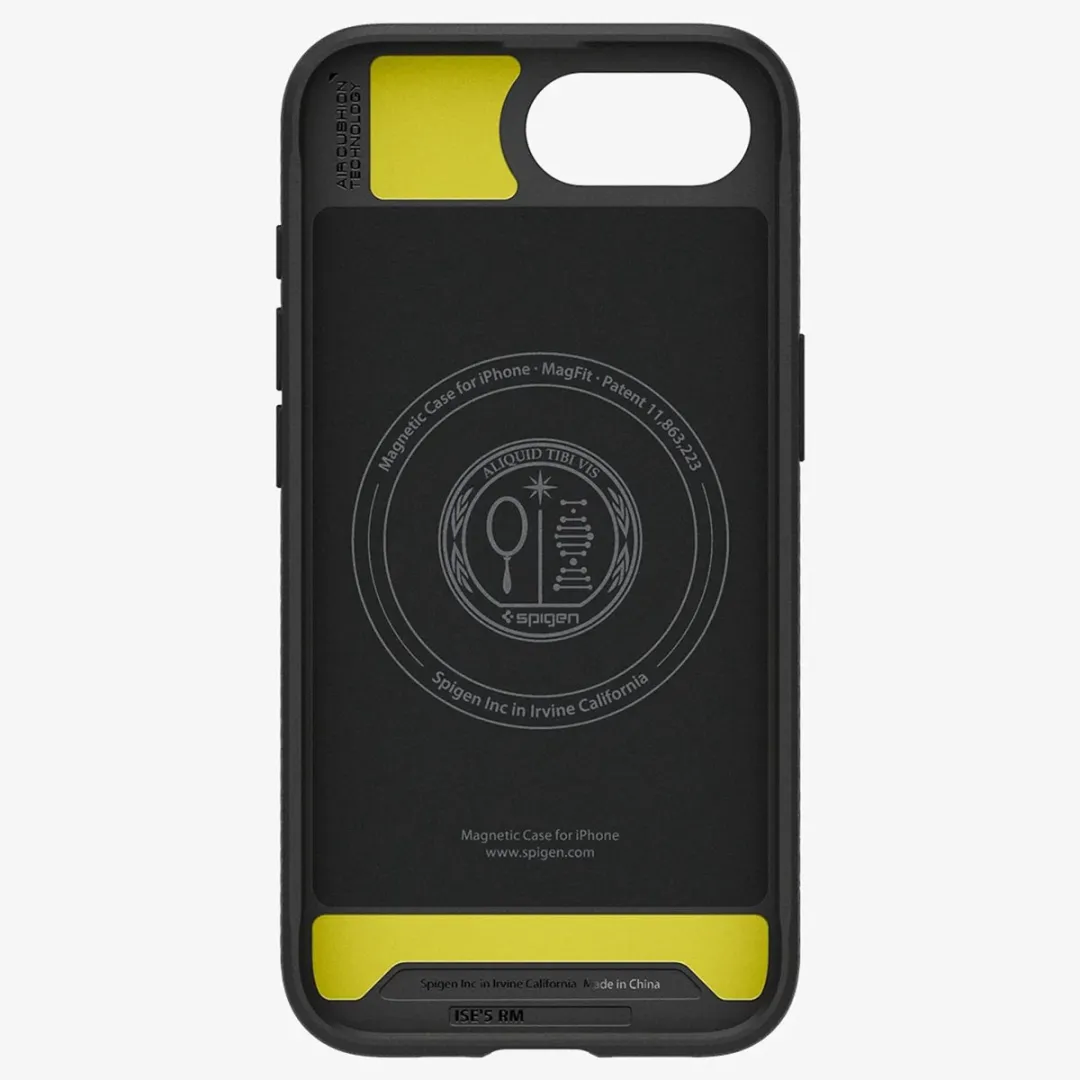 Spigen Rugged Armor MagFit ACS06561 Hoesje - iPhone 16e - Zwart