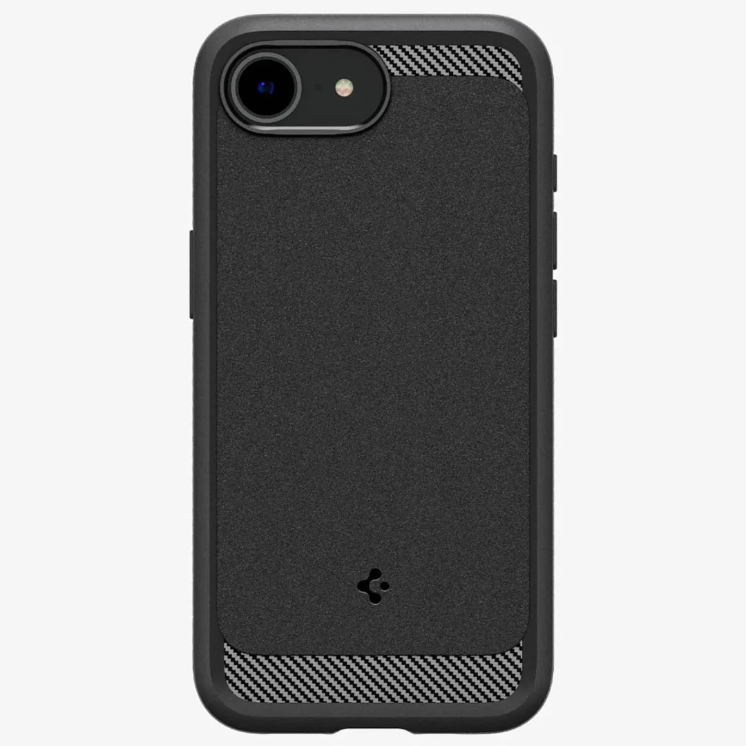 Spigen Rugged Armor MagFit ACS06561 Hoesje - iPhone 16e - Zwart