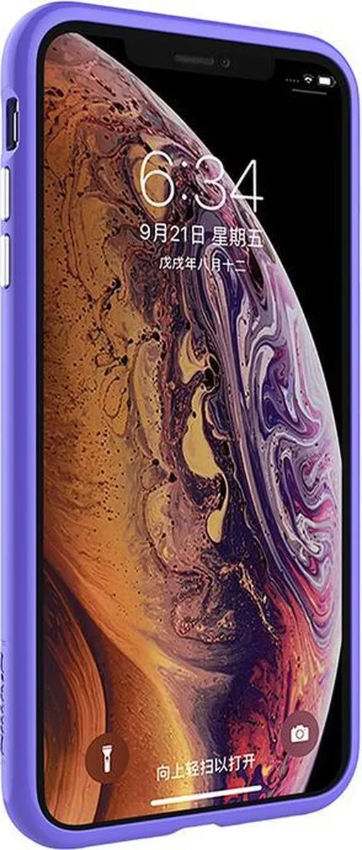 Nillkin Ombre Hard Case Paars - iPhone XS Max - afbeelding 5 van 5