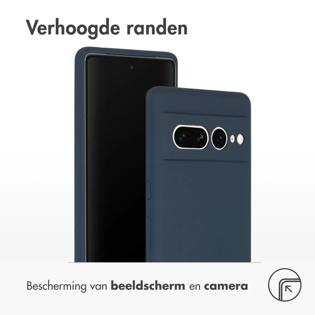 Accezz Hoesje Google Pixel 7 Pro - Donkerblauw