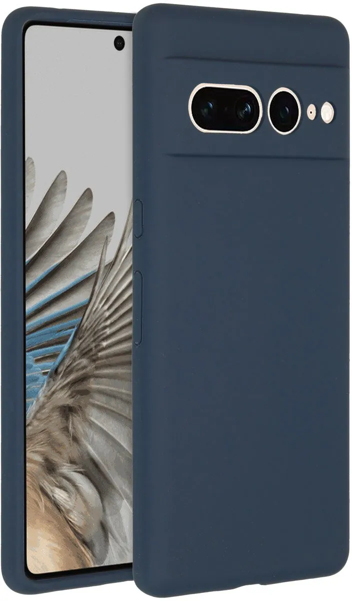 Accezz Hoesje Google Pixel 7 Pro - Donkerblauw