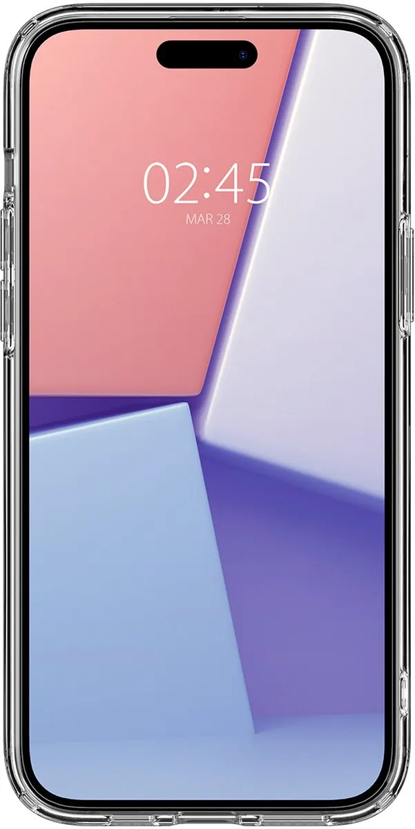 Spigen Ultra Hybrid ACS06655 Hoesje - iPhone 15 Plus - Transparant