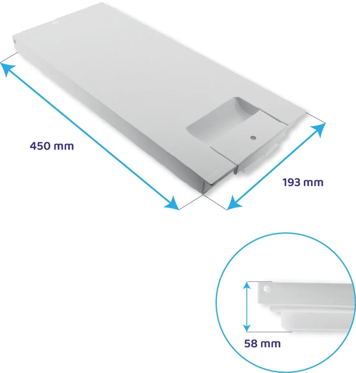 Bosch Diepvriesdeurtje 00353208 - Wit