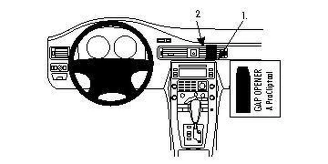 Brodit ProClip 854116 Volvo S80/V70 II/XC70 Hoog