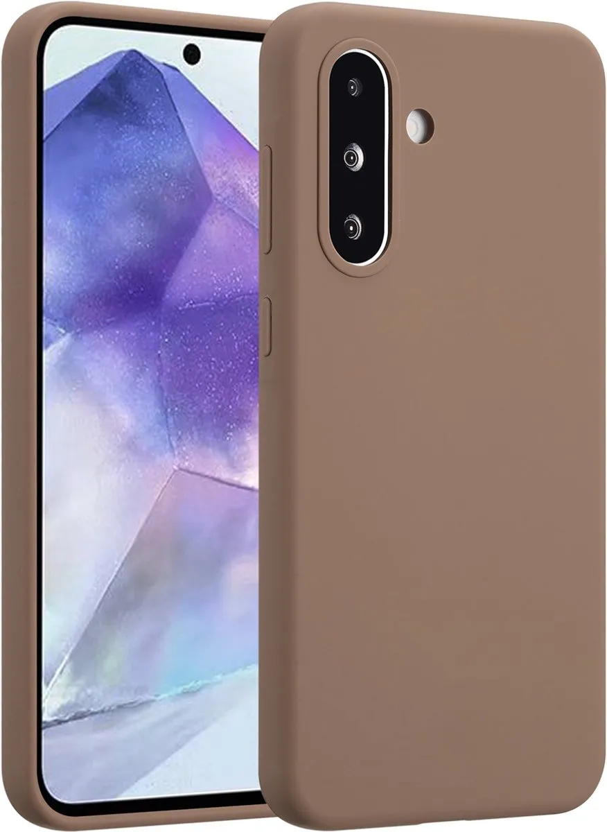 Accezz Hoesje Samsung Galaxy A56/A36 - Lichtbruin