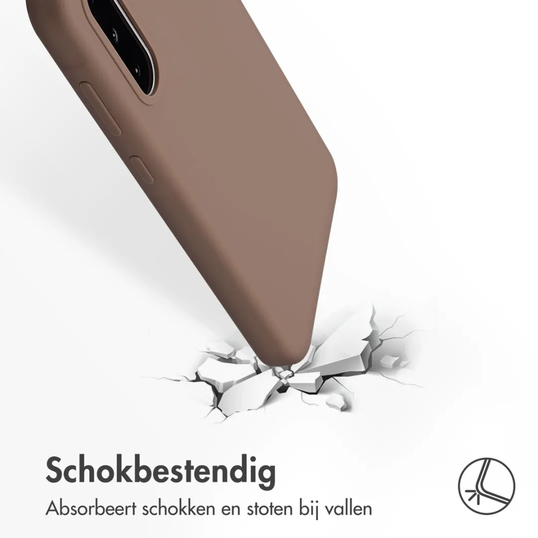 Accezz Hoesje Samsung Galaxy A56/A36 - Lichtbruin