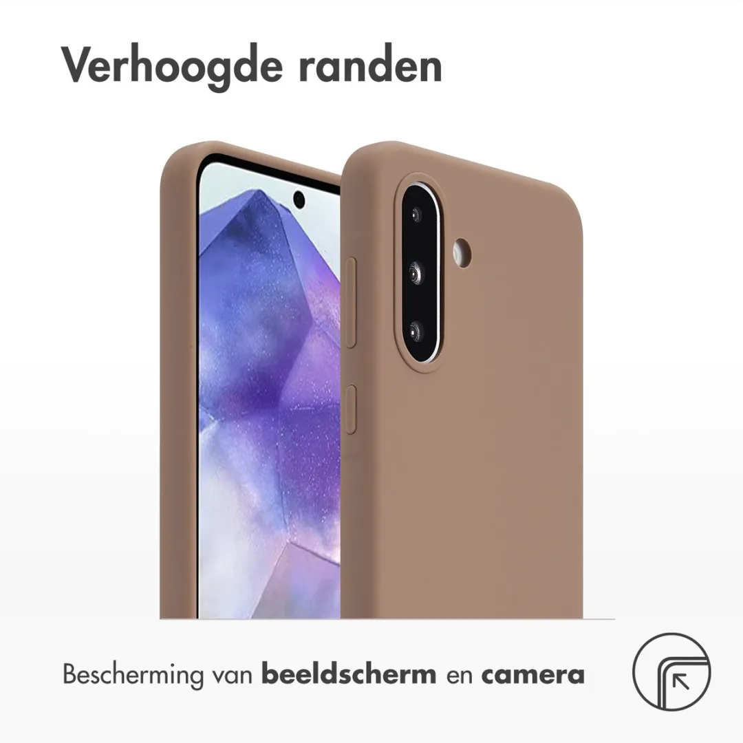 Accezz Hoesje Samsung Galaxy A56/A36 - Lichtbruin