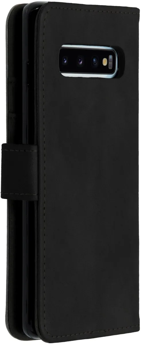 imosHion Hoesje Samsung Galaxy S10 - 3 Pasjes - Zwart