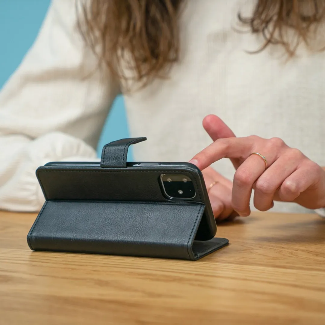 imosHion Hoesje Samsung Galaxy S10 - 3 Pasjes - Zwart