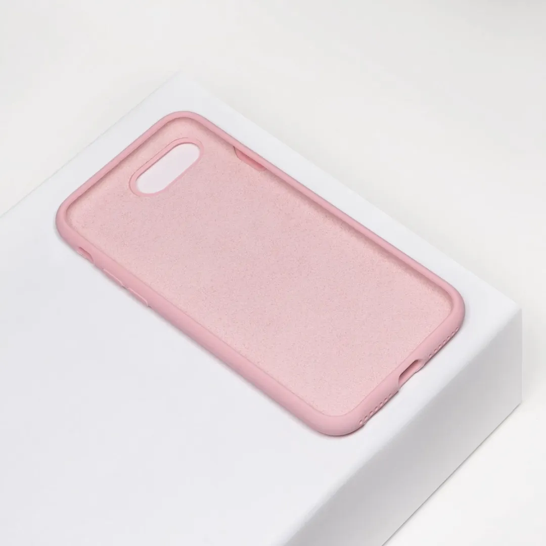 BMAX Siliconen Hoesje iPhone 8 Plus BMAX6513131 - Lichtroze - afbeelding 6 van 6
